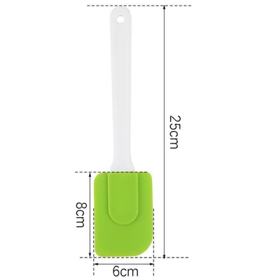 FDA  Silicone spatula sets with plastic handle custom patone color available