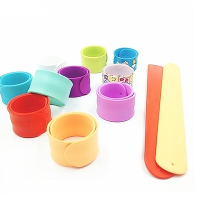 Bulk Silicone Rubber Bracelets Logo Printable Debossed Silk Printing