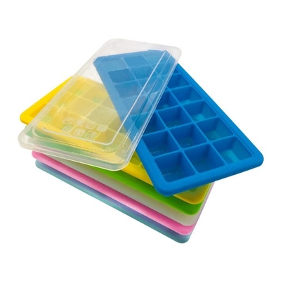 Ball Silicone Ice Cube Molds , Personalized Ice Cube Trays Large Square