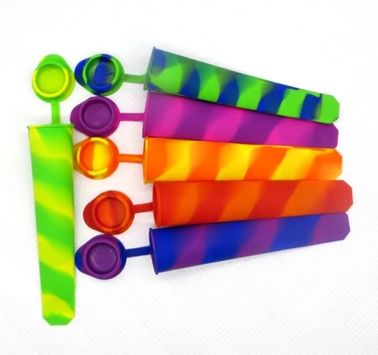 Camo Color Silicone Ice Cube Molds 6 Colors Lolly Design Durable