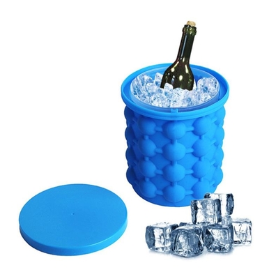 Huge Silicone Ice Cube Molds Can  Bucke Custom Colors For Cooling Wine