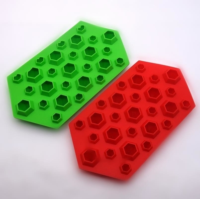 Jumbo Small Ice Cube Trays , Fun Ice Cube Trays 27 Cavity Large Capacity