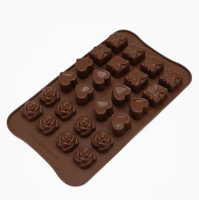 Birthday Silicone Sweet Moulds , Funny Silicone Hard Candy Molds FDA Approved