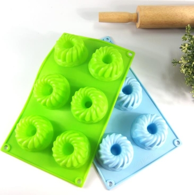 Lightweight Silicone Cake Molds Non Deformed Deshwasher Washable