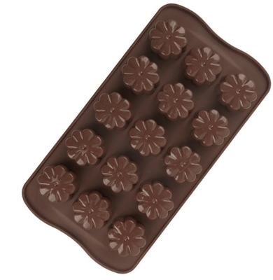 Flower Hard Plastic Christmas Chocolate Moulds Food Safe Tasteless
