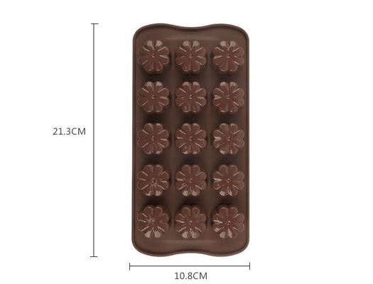 Flower Hard Plastic Christmas Chocolate Moulds Food Safe Tasteless