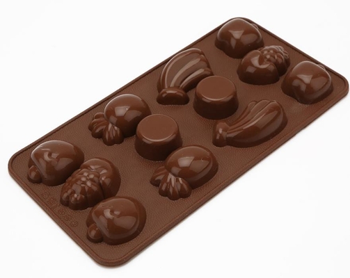 Fruit Custom Chocolate Bar Molds Tray Fancy Design Small Kirchen Accessories
