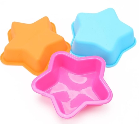 Unique Design Silicone Cake Molds , Silicone Baking Tins Long Lifespan