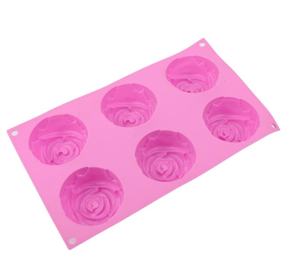 Multi Style Silicone Cake Pans , Silicone Muffin Tray Soft 29.5*17.3*3.7cm