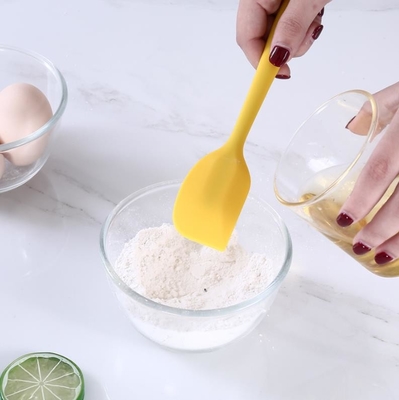 Long Thin Baking Silicone Spoon Spatula Non Harmful Material High Heat