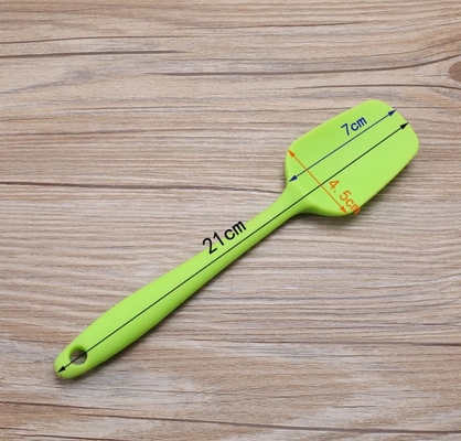 Slotted Mini Rubber Silicone Spoon Spatula Set Durable For Cooking