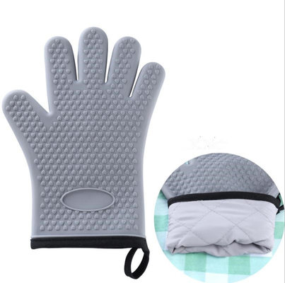 Bakery Silicone Bbq Gloves , Flexible Silicone Rubber Gloves For Grilling