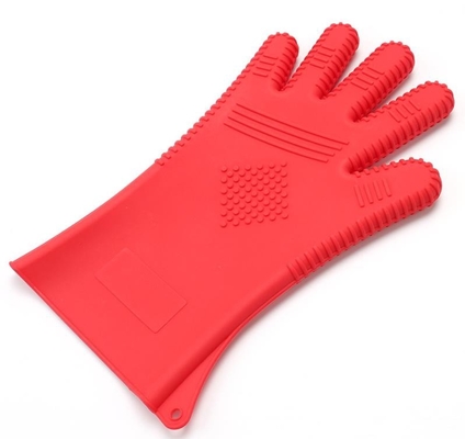 Large Size Silicone Hand Gloves FDA Five Finger Styles Design For Cooking