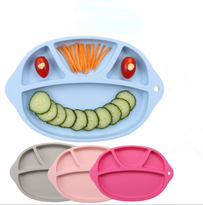 Anti Slip Silicone Kids Product Easy Cleaning Unbreakable Non Toxic Material