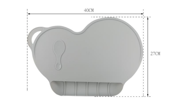 Kids Dinner Lunch Pad Silicone Kids Product Water Washing Reusable