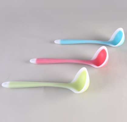 Medium Size Food Grade Soup Spoon Kitchen tool in translucent colors