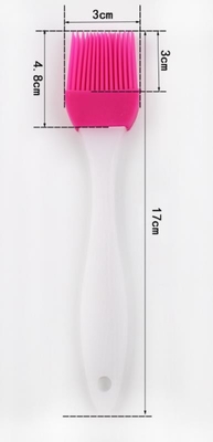 Small size Sandy surface plastic handle Food Grade Silicone Baking Brush