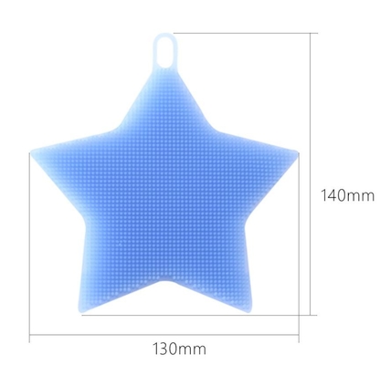 Food Grade Silicone Washing Brush Star shape  for Cleaning dishes and fruit