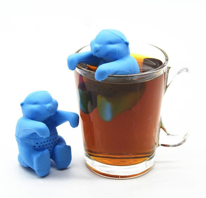 BPA Free Animal  Otter Shaped design Food Grade Silicone Tea bags