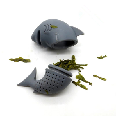 Sea Animal style Shark Shaped Food Grade Silicone Tea Infuser