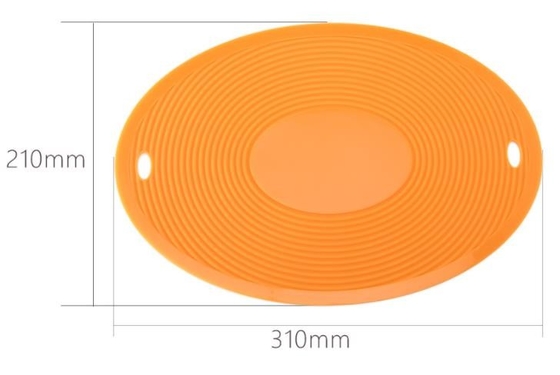 Big Size Silicone Kitchen Tools Oval Shape Home Family Applied Kid Favorable