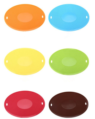 Big Size Silicone Kitchen Tools Oval Shape Home Family Applied Kid Favorable
