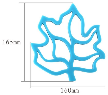 Leaf Shape Silicone Kitchenware Products Hollow Design Hard Plastic