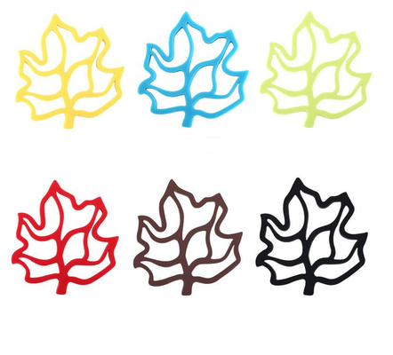 Leaf Shape Silicone Kitchenware Products Hollow Design Hard Plastic