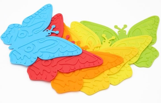 Greeen Silicone Kitchen Tools , Childrens Silicone Placemat Eco Friendly