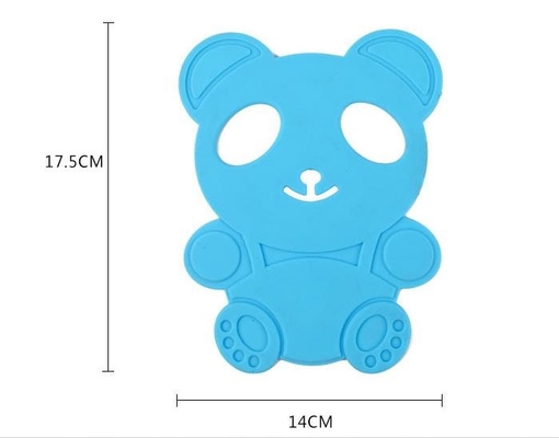 Bear Silicone Kitchen Tools , Heat Resistant Table Mats Insulated Kids Free