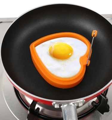 Heart Silicone Kitchen Tools Cute Look BPA Free For Kid Children Breakfast