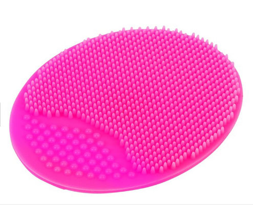 FDA Super Soft Oval Silicone Facial Cleaning Brush For Body And Face