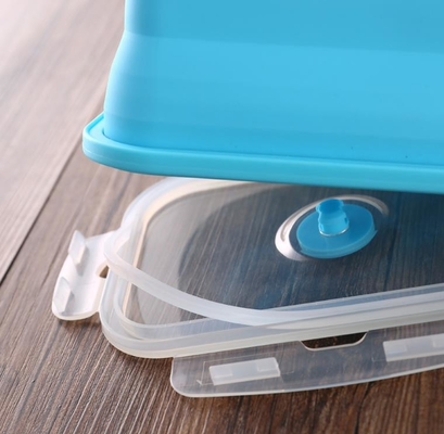 Set of 4 Collapsible Silicone Food Storage Container FDA silicone lunch box for kids