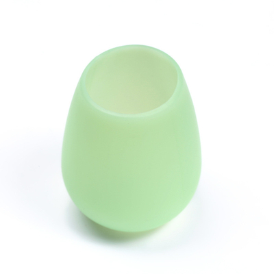 Unbreakable Reusable Colorful Silicon Wine Cup , Coffee Silicone Wine Glasses