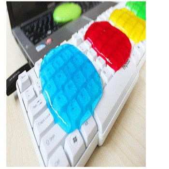 17.5*12cm Colorful Super Clean Slimy Gel Magic Keyboard Cleaning Compound