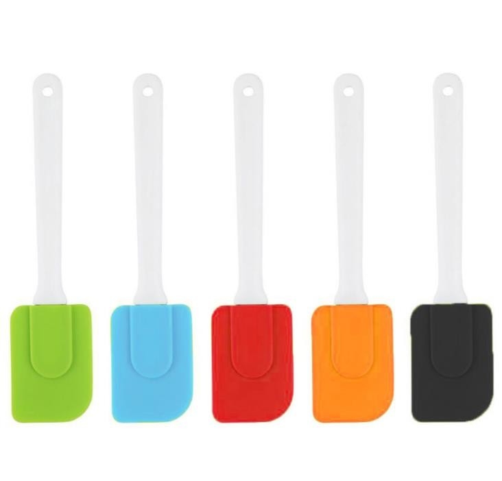 FDA  Silicone spatula sets with plastic handle custom patone color available